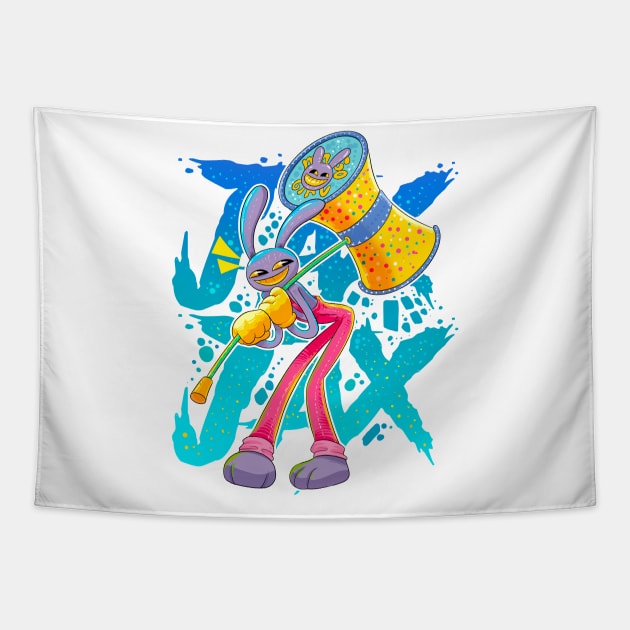 Jax The Amazing digital Circus Tapestry by Draw For Fun 