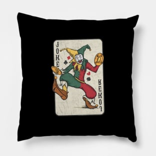 Joker Playing Card - Casino Gambling Gift Pillow