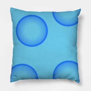 Blue bubbles Pillow