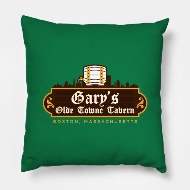 Gary's Olde Towne Tavern Pillow by Screen Break