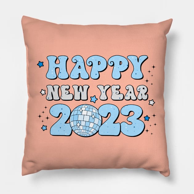Happy New Year 2023 Pillow by Blended Designs