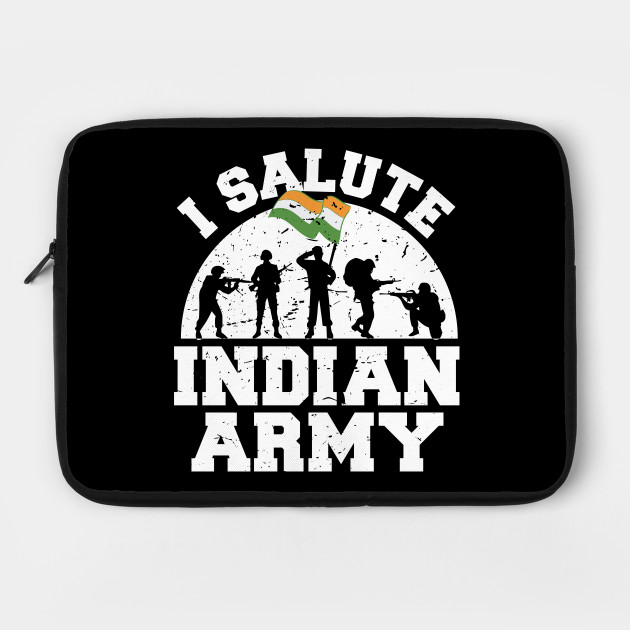 I Salute Indian Army Patriotic Indian T Shirt Indian Army