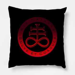 Leviathan Cross | Red Satanic Sigil Pillow