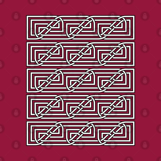 Celtic Interwoven Rectangular Knot Pattern 3 by taiche