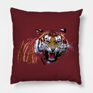 Angry Tiger Pillow