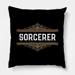 Sorcerer Character Class Roleplaying Addict - Tabletop RPG Vault Pillow