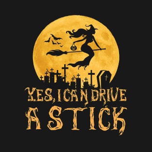 Halloween I Can Drive A Stick T-Shirt