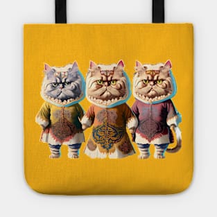 Victorian Court Cats Tote