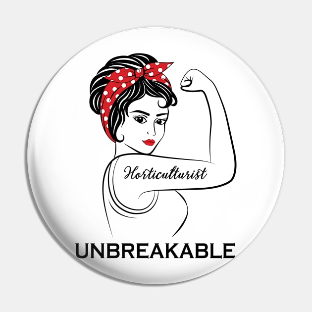 Horticulturist Unbreakable Pin by Marc