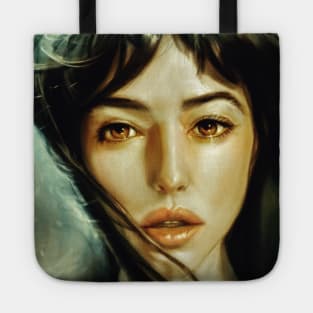 Monica Bellucci portrait Tote