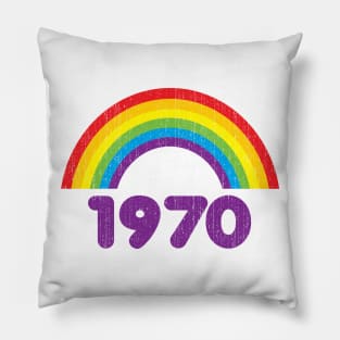 1970 Rainbow Pillow