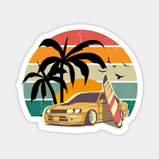 Retro beach Magnet