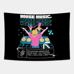 HOUSE MUSIC  - Dj Dancefloor (blue) Tapestry