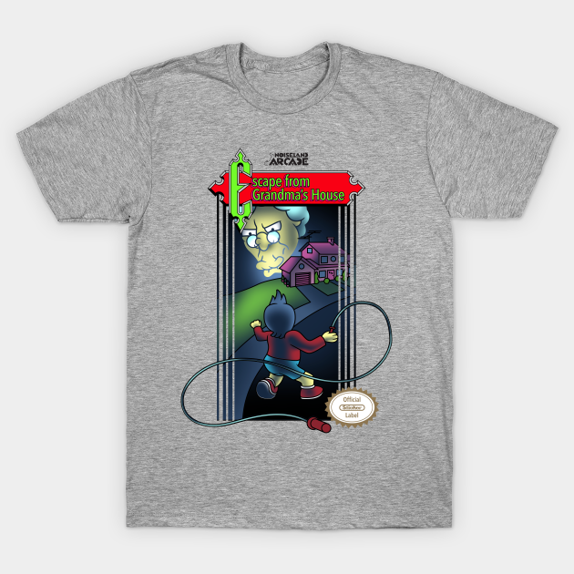 Escape from Grandma's House - Video Games - T-Shirt | TeePublic Escape from Grandma's House - Video Games - T-Shirt | TeePublic