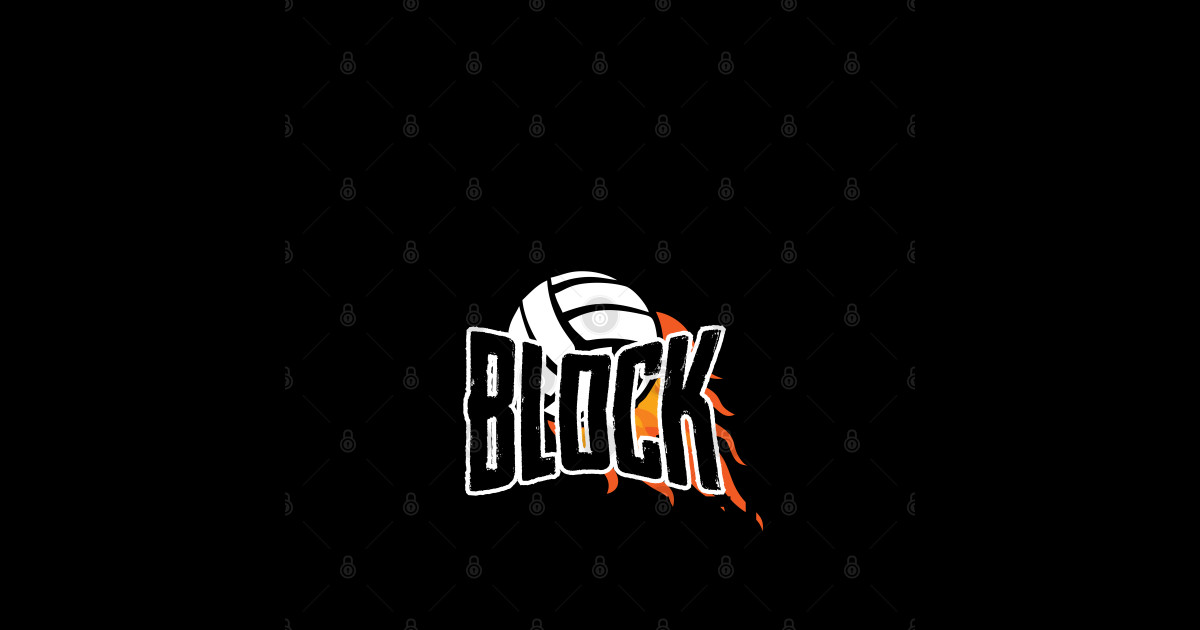 Volleyball - Volleyball Art - Sticker | TeePublic