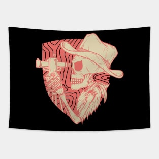 cowboy surveyor Tapestry