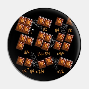 Math Teacher Halloween Chocolate With Pumpkin Quick Maths Pin