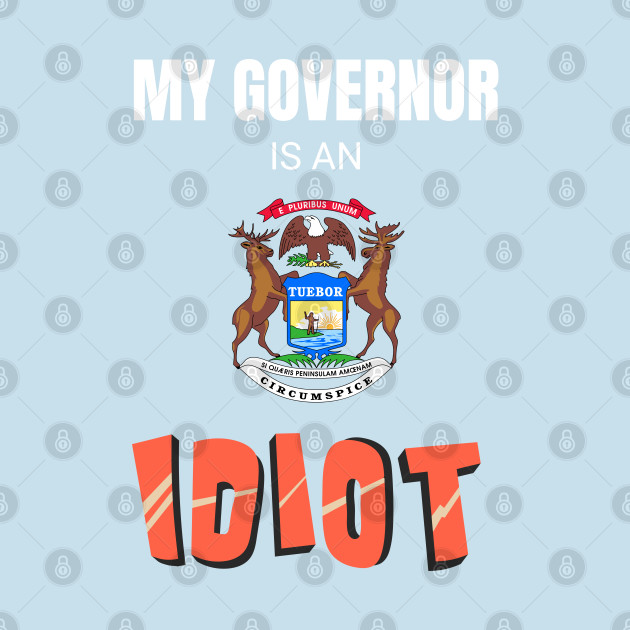 Discover Michigan - My Governor Is An Idiot - Michigan Governor - T-Shirt