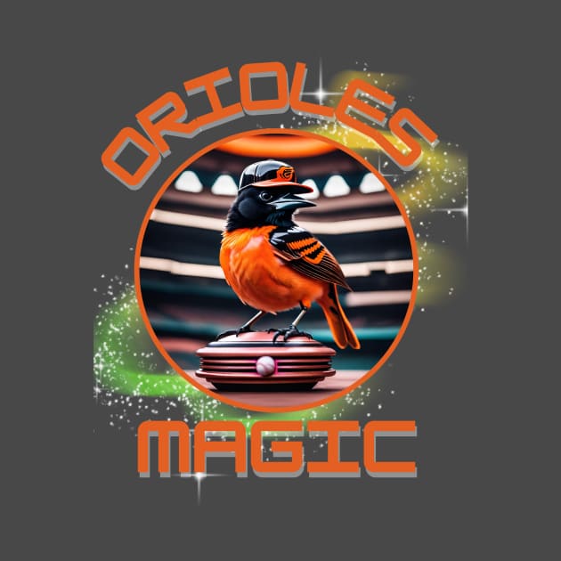 BALTIMORE ORIOLES MAGIC DESIGN by The C.O.B. Store