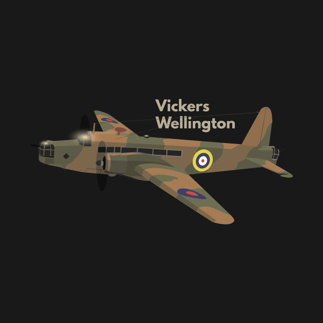 Vickers Wellington British WW2 Airplane by NorseTech