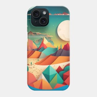 Geometric Landscape Phone Case