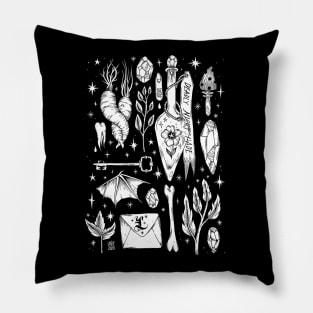 into the Witch's Garden Pillow