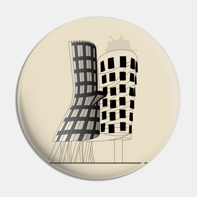 Dancing House -  Frank Gehry Pin by Prelude