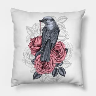 The bird with the silver key Pillow