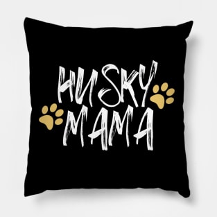 Husky Mama, Husky Mom Gifts Dog Lover Pillow