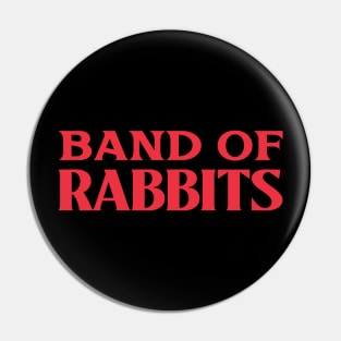 Band of Rabbits Animal Collective Nouns Pin