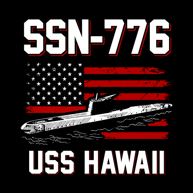 SSN-776 USS Hawaii T-Shirt by Zone32