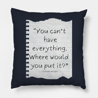 Funny Sayings Pillow