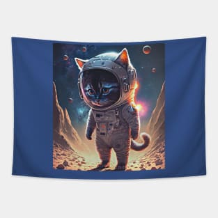 Moon cat Tapestry