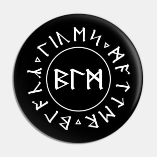 BLM Runes Pin