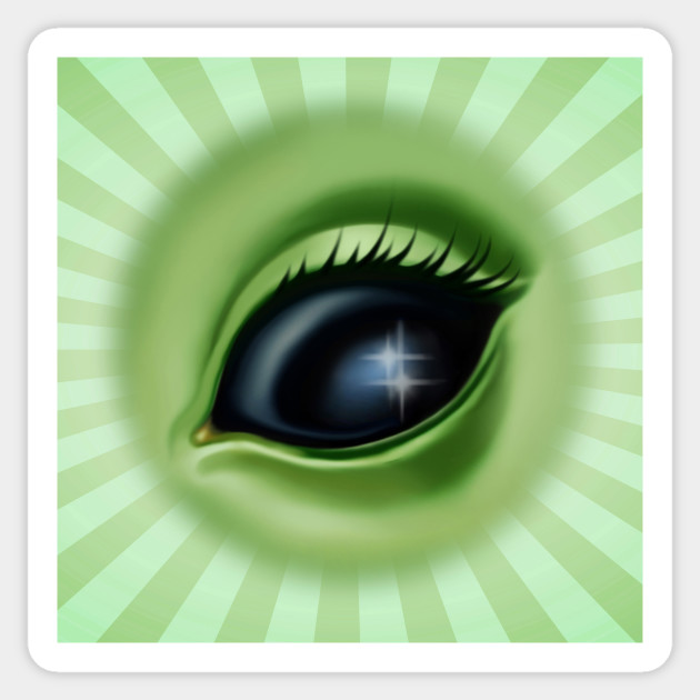 Alien Eye Alien Sticker Teepublic