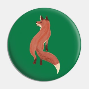 Red fox Pin