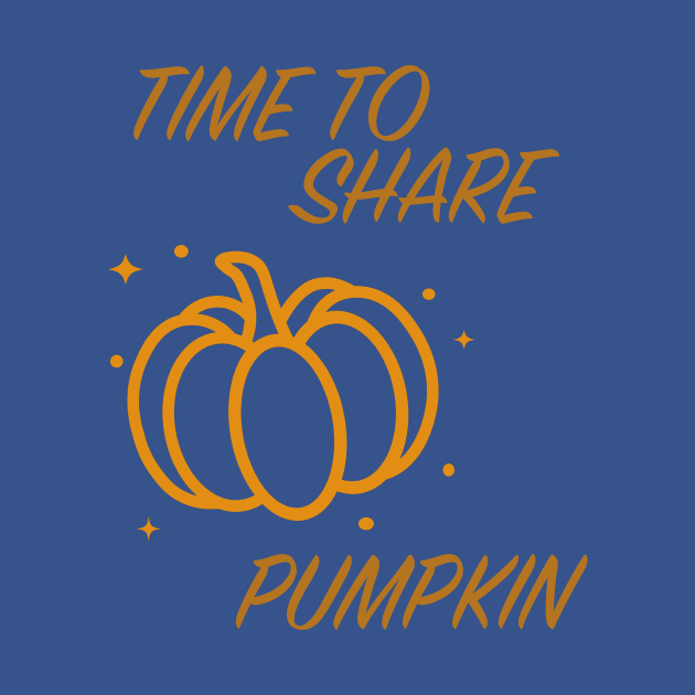 Time to share pumpkin by WittyMillerWears