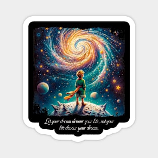 The Little Prince Quote Inspirational Literary Print Magnet