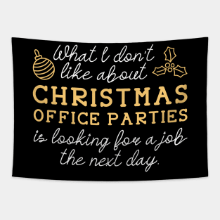 Christmas Office Parties Tapestry