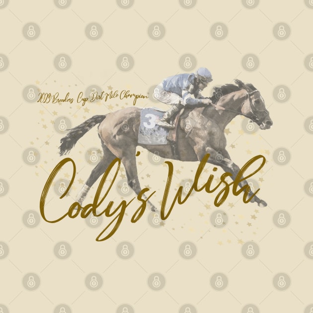 Cody's Wish 2023 Breeders' Cup Dirt Mile Champion by Ginny Luttrell