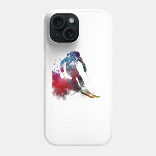 Ski sport art #ski #sport Phone Case