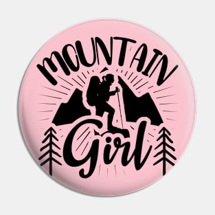 Mountain Girl Pin