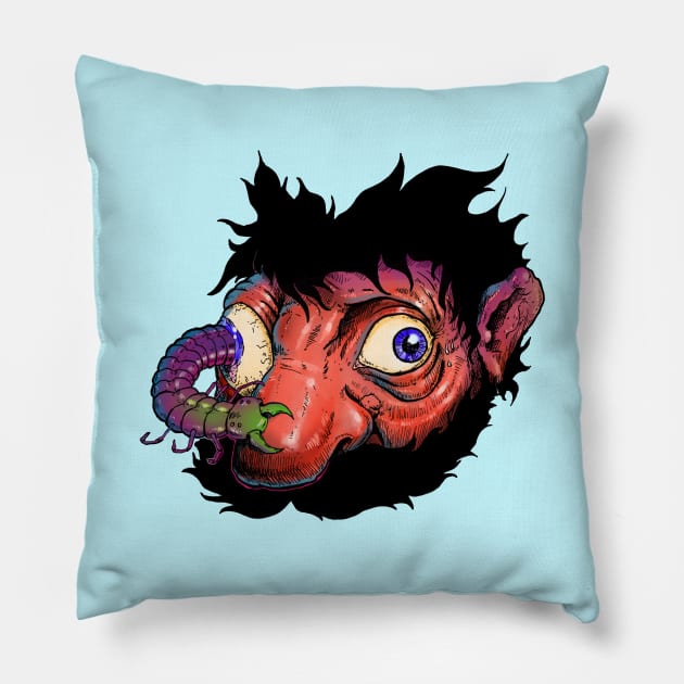 What's wrong with your face!? 2 Pillow by papermoonboy