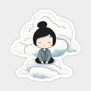 Cloud Meditative Magnet