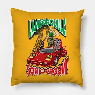 Best car Red version Pillow