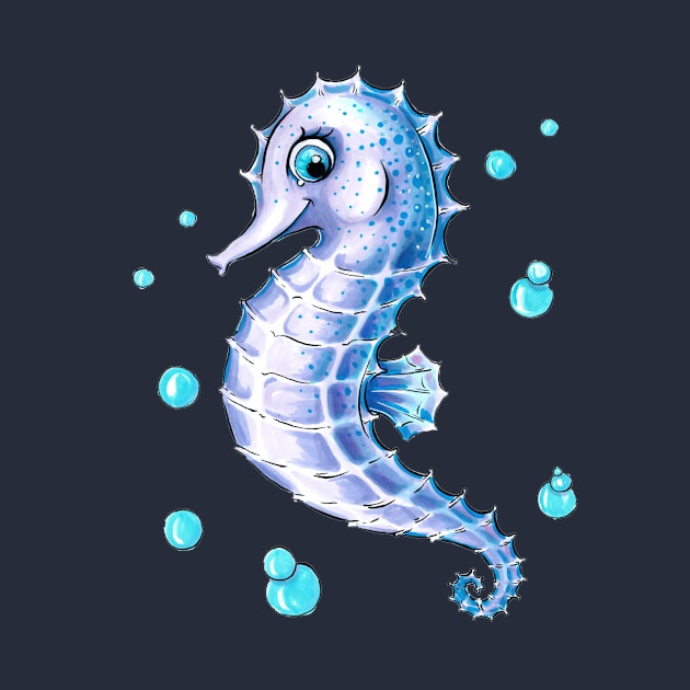 Adorable Seahorse by obillwon
