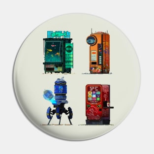 Cyperpunk Vending Machines Pin