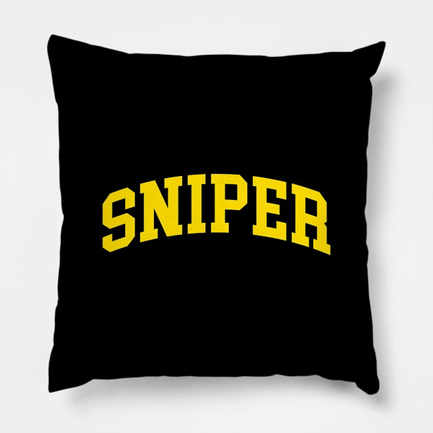 Sniper Pillow by monkeyflip