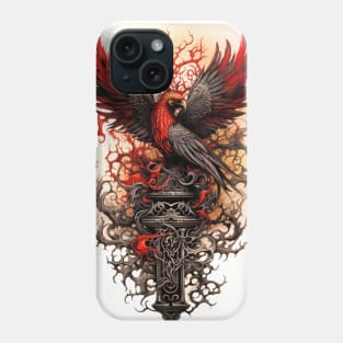 The Phoenix and the Statue Phone Case