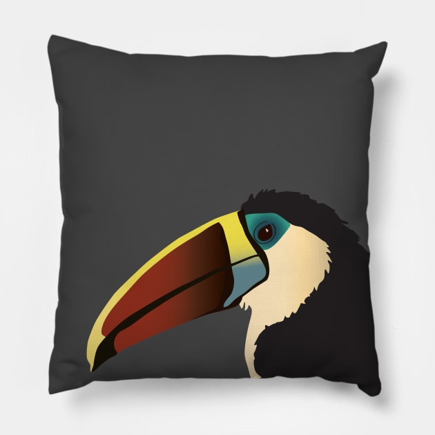 Big beak baby Pillow by Twarx